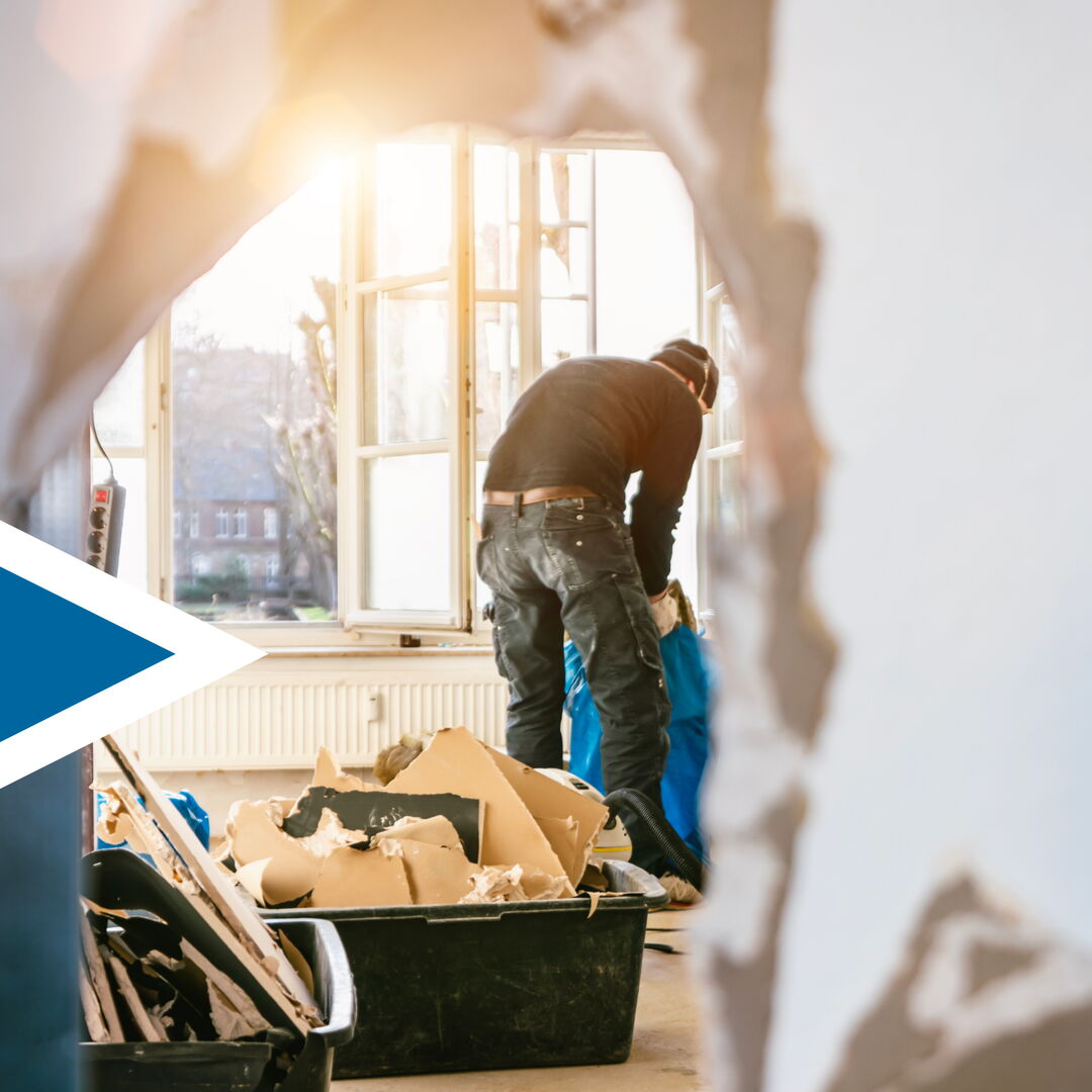 Reparaturarbeit im Bestand
